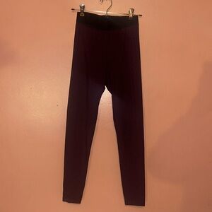 ALALA BLK/PURPLE LEGGINGS SZ S